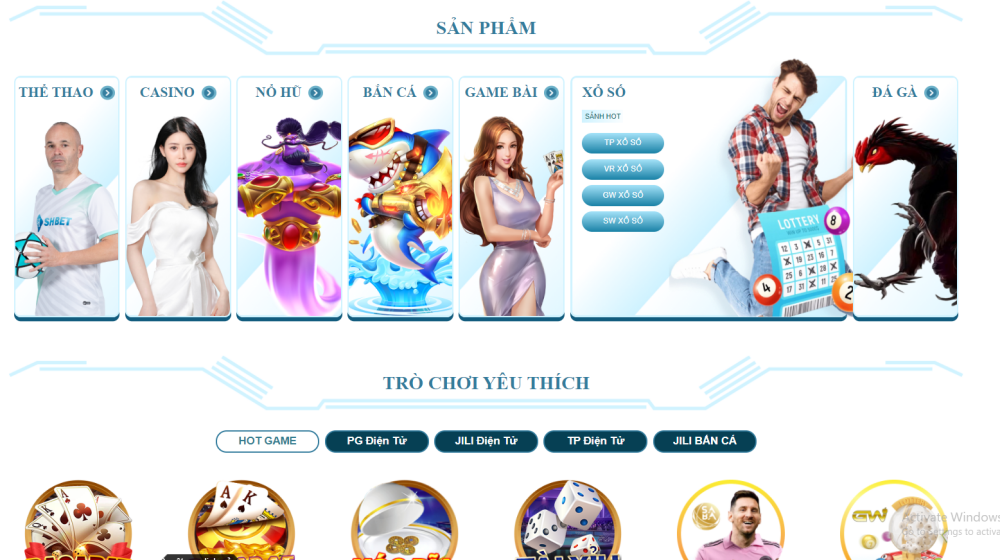 Trang chủ 9 Dịch vụ và sản phẩm có trên SHBET